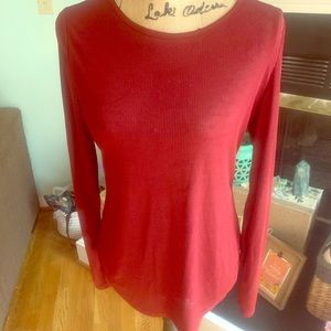 Burgundy top